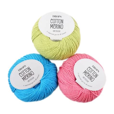 Drops Cotton Merino 50g 110m | Noezon.cz