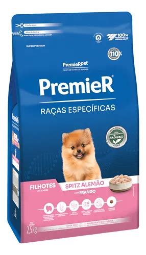Ração Para Spitz Alemão Filhote - Ração Spitz Alemão Filhote Premier 2,5kg | Frete grátis