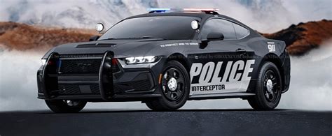 Police Officer Car Mustang
