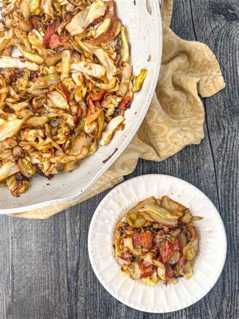 Keto Cabbage And Bacon Saute Recipe Easy Low Carb Side Dish