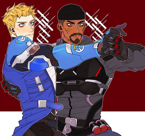 Soldier 76 Reaper Blackwatch Reyes And Strike Commander Morrison Overwatch And 1 More