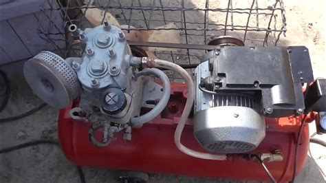 Самодельный компрессор на базе зил 130. - YouTube