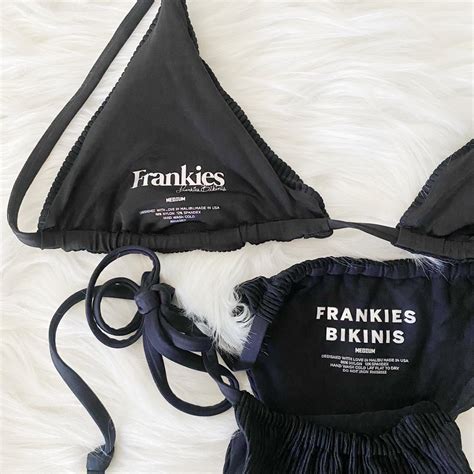 Frankies Bikini Set Top Sky Ribbed Bottoms Tia Depop