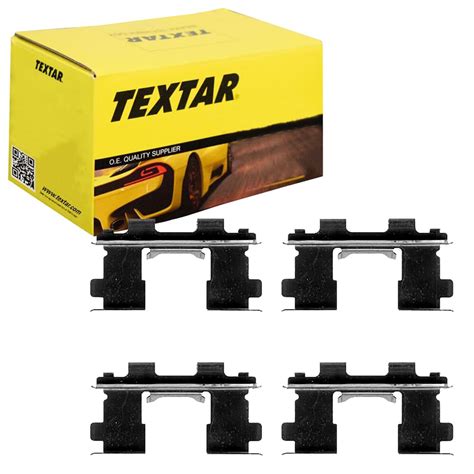 TEXTAR MONTAGE-SATZ BREMSBELÄGE ZUBEHÖR VORDERACHSE PASSEND FÜR NISSAN ...