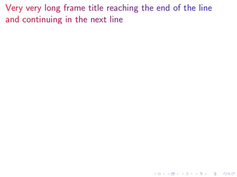 LaTeX - Beamer : titres des diapositives avec des dégradés de couleurs ...