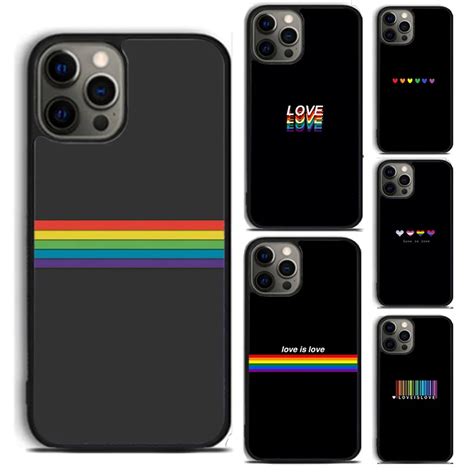 Gay Lesbian Lgbt Rainbow Pride Phone Case For IPhone Plus X XR XS SE Apple