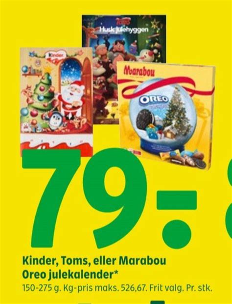 Oreo Julekalender Tilbud Hos Coop