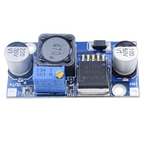Понижающий модуль LM2596, Регулируемый понижающий преобразователь ...