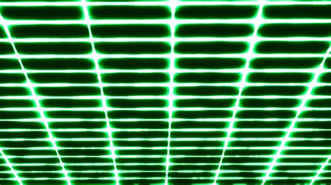 Bright glowing grid in virtual space. Motion. Simple square grid on