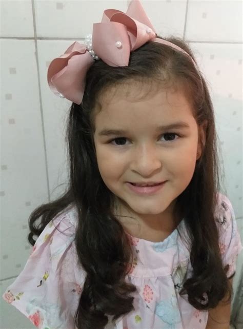 Tiara Infantil Laço Rosé Nude Detalhes em Pérolas Elo