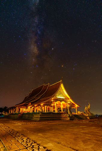 beautiful sirindhorn wararam phu prao temple  spectacular milky