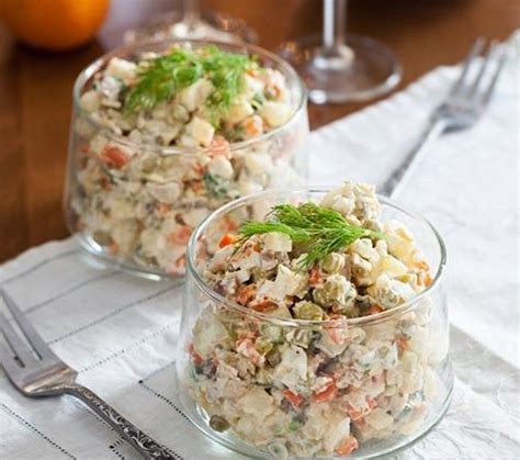 Салатик "Оливье с курицей" рецепт с фото пошагово - PhotoRecept.ru