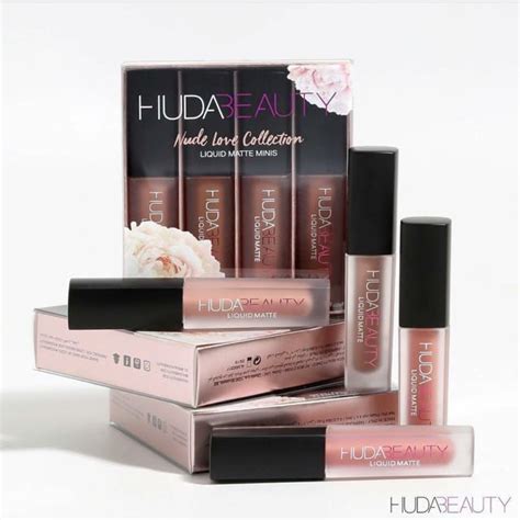 Huda Beauty Liquid Matte Minis Nude Love Collection Beauty Personal Care Face Makeup On