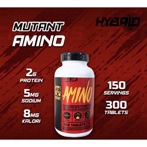 Jual Mutant amino 600 tabs tablet | Shopee Indonesia