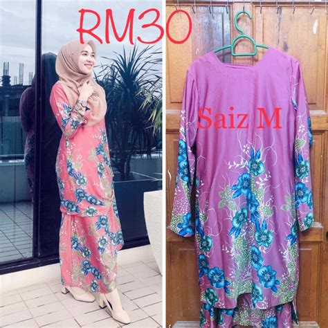 BAJU KURUNG MODERN PRELOVED NUDE Shopee Malaysia