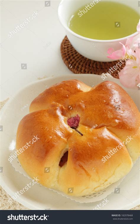 Japanese Sweet Bun Anpan Bread Sakura Stock Photo 182978468 Shutterstock