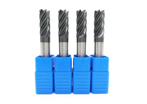 Cemented Carbide 6 Flute End Mill Router Bits Cnc End Mill For