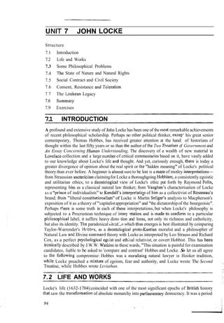 Unit 7 john locke | PDF