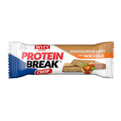 Whysport Protein Break Ciocco Nocciola Barretta Proteica G