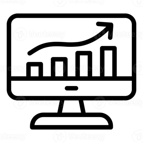 Graph Structure Outline Icon Increase Icons Collection Chart
