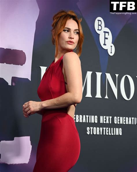 Lily James Looks Hot At The Luminous Gala At BFI London 102 Photos OnlyFans Leaked Nudes