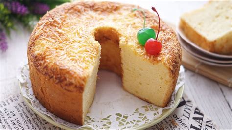 Resep Chiffon Cake Keju Lembut Youtube