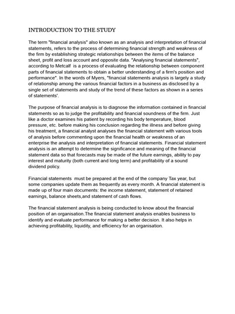 Intoduction Of Project Chapter 1 Pdf