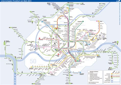 法兰克福地铁图