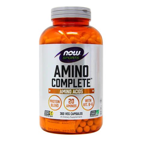 NOW Amino Complete 360 Caps | Increase Muscle & Recovery — Best Price ...