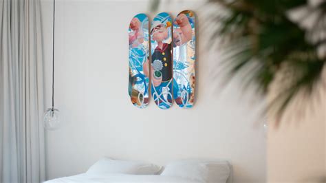 Popeye Skateboard Jeff Koons X The Skateroom Jeff Koons Skateboard