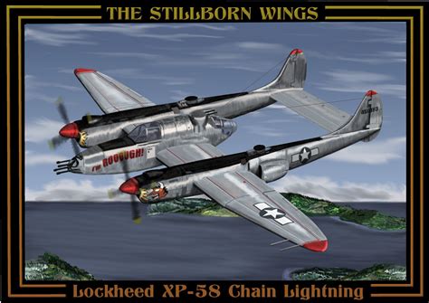 Lockheed XP-58 Chain Lightning - The Big Bad Lightning with an identity ...