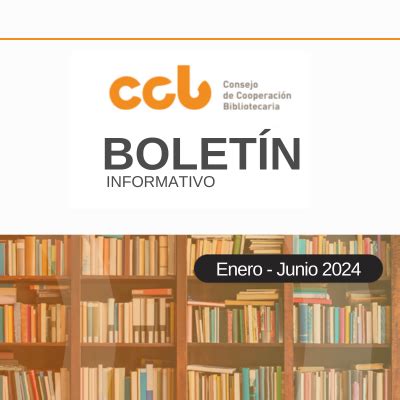 Nuevo boletín informativo del CCB Academia Auxiliar de Biblioteca