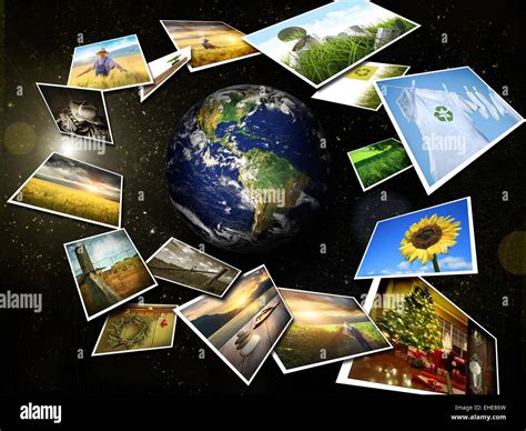 floating   earth stock photo alamy