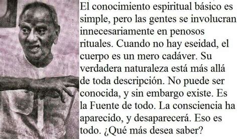 Sri Nisargadatta Maharaj Frases Espirituales Espiritualidad