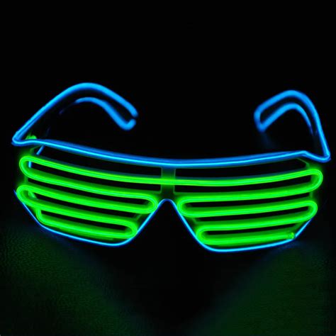 Sale 3 Modes Flashing El Led Glasses Luminous Party Lighting Colorful