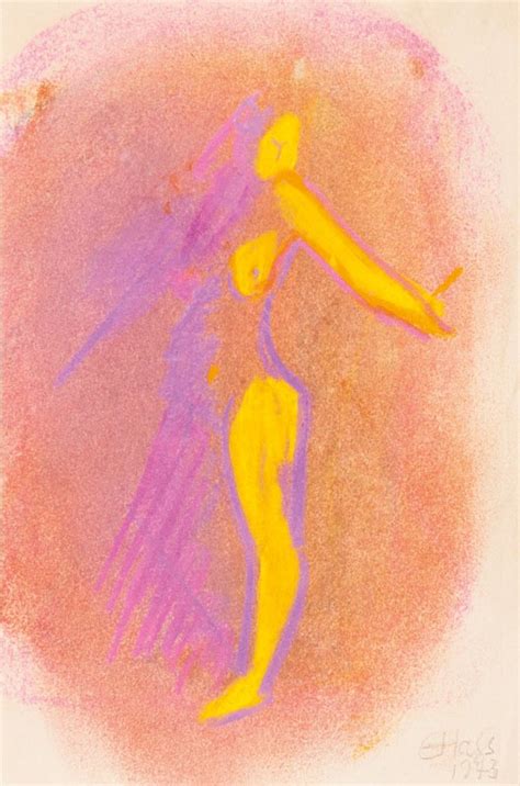 Erwin Hahs Standing Nude