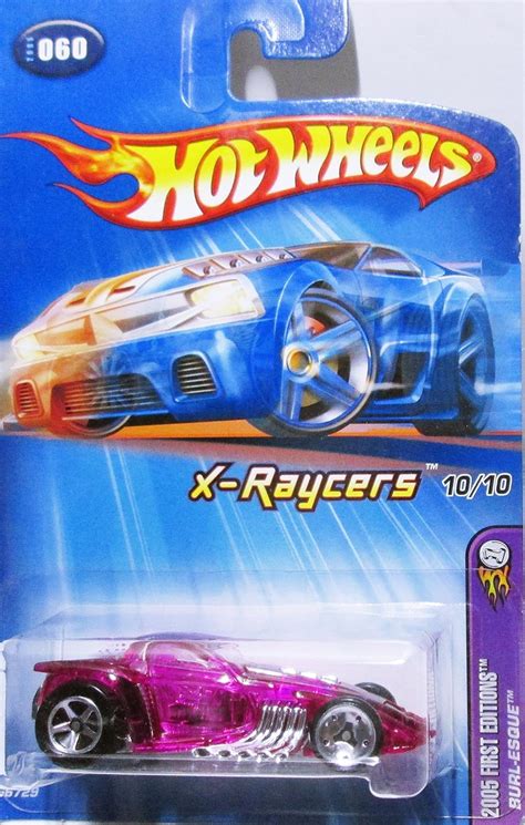 Amazon Co Jp Mattel Hot Wheels First Editions Scale X Raycers Clear Purple Burl