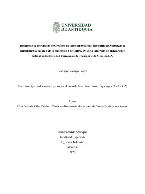 Estrategias De Creación De Valor Pdf Lean Manufacturing