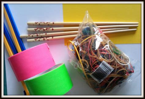 Double Treble Craft Adventures: Zoo Sticks D.I.Y. Chopstick Craft