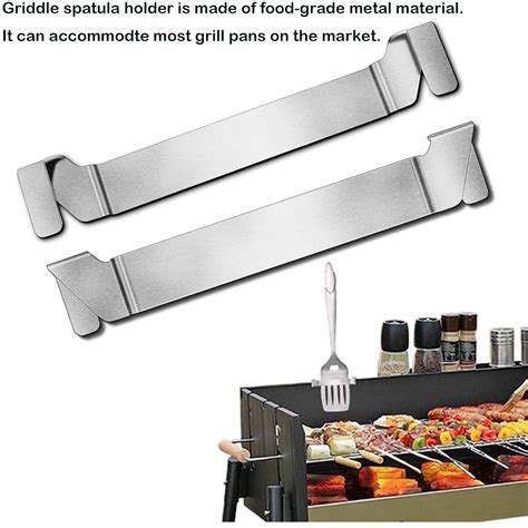 Great Choice Products Stainless Steel Griddle Spatula Holdergrill