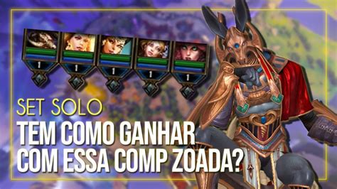 Tem Como Ganhar Essa Comp Zoada Set Solo Conquista Smite Brasil