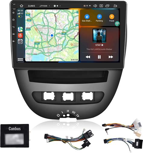 Podofo Carplay Car Radio for Citroen C1/Toyota Aygo/Peugeot 107 ...