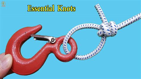 How To Tie A Strong Knot 9diycrafts Youtube