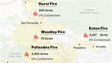 California wildfires maps show evacuations, power outages, air quality ...