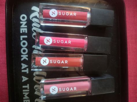 Sugar Cosmetics Smudge Me Not Liquid Mini Lipstick Set Nude Set Ml