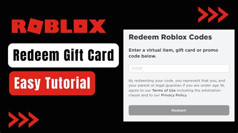 How To Redeem Roblox T Card 2023 Youtube