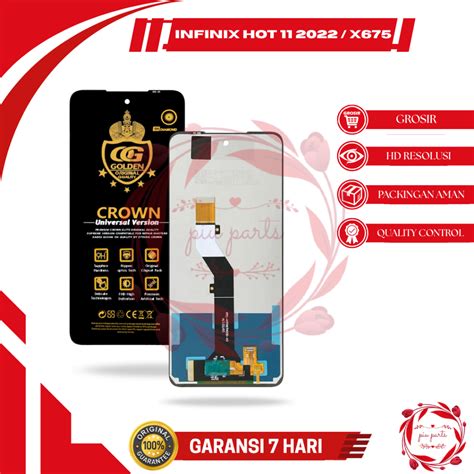 Jual LCD TOUCHSCREEN INFINIX HOT 11 2022 X675 FULLSET COMPLETE