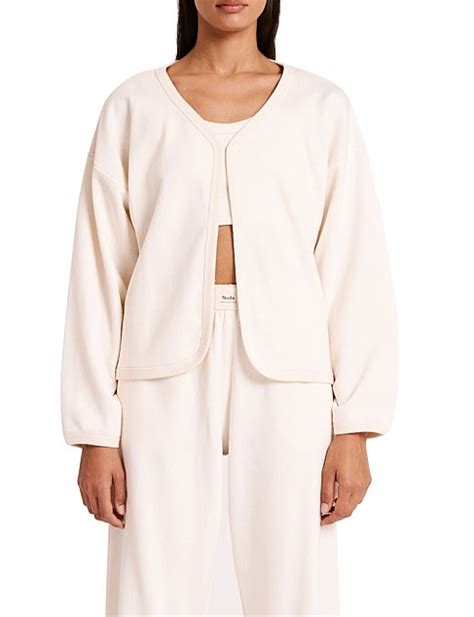 Nude Lucy Lounge Fleece Cardigan David Jones
