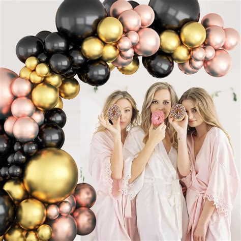 Kit De Guirnalda De Globos Azules Y Nude Kit De Arco De Globos De Baby Shower Con Globos De