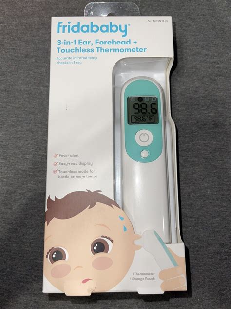 Frida Baby 3 In 1 Ear And Forehead Infrared Thermometer EBay